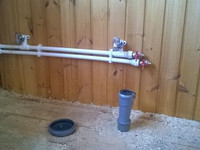 Прокладка труб для воды и канализации